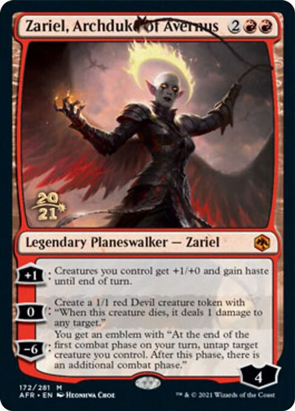 Zariel, Archduke of Avernus - Prerelease Cards - Magic: The Gathering