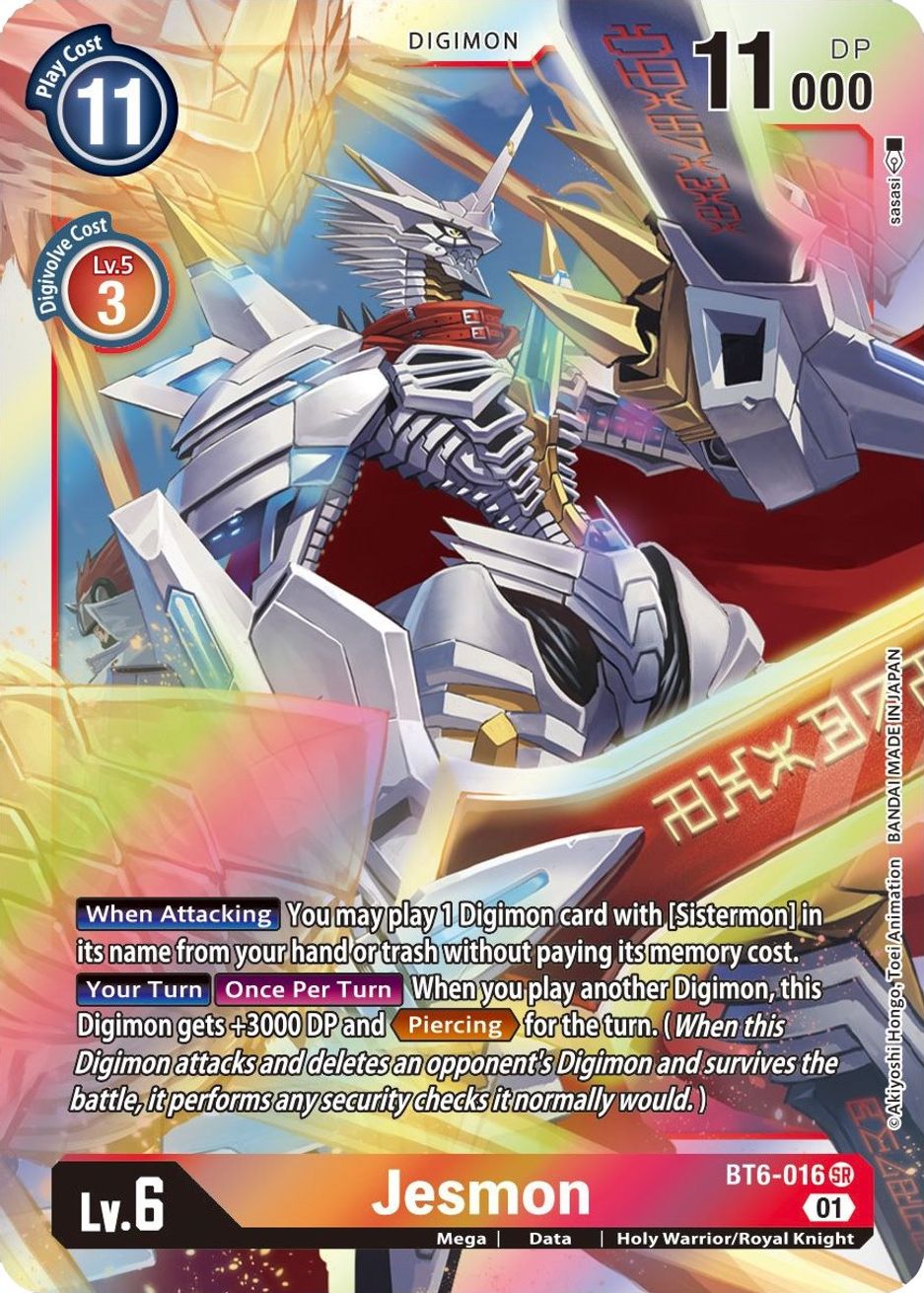 Jesmon Double Diamond Digimon Card Game