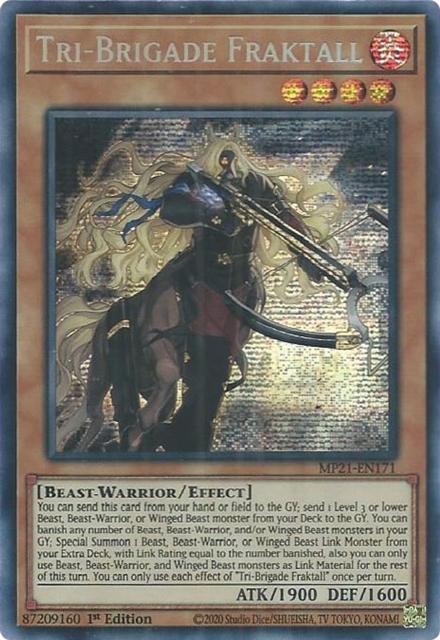 TriBrigade Fraktall 2021 Tin of Ancient Battles YuGiOh