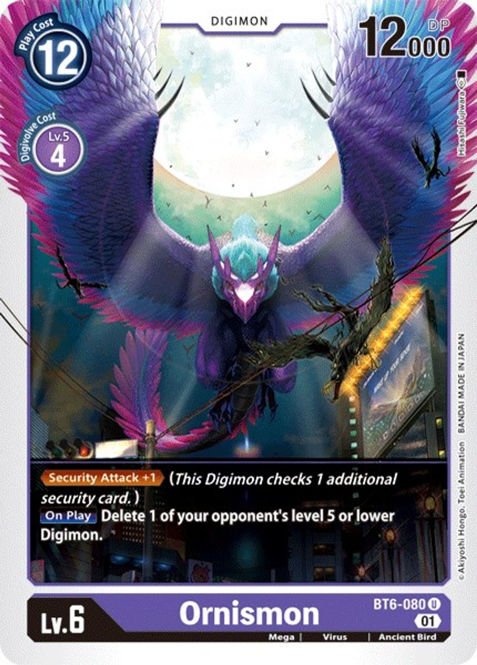 Ornismon Double Diamond Digimon Card Game