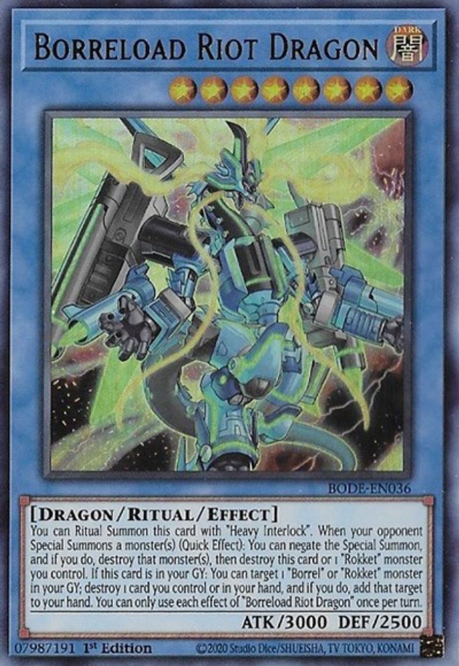 Borreload Riot Dragon - Burst of Destiny - YuGiOh