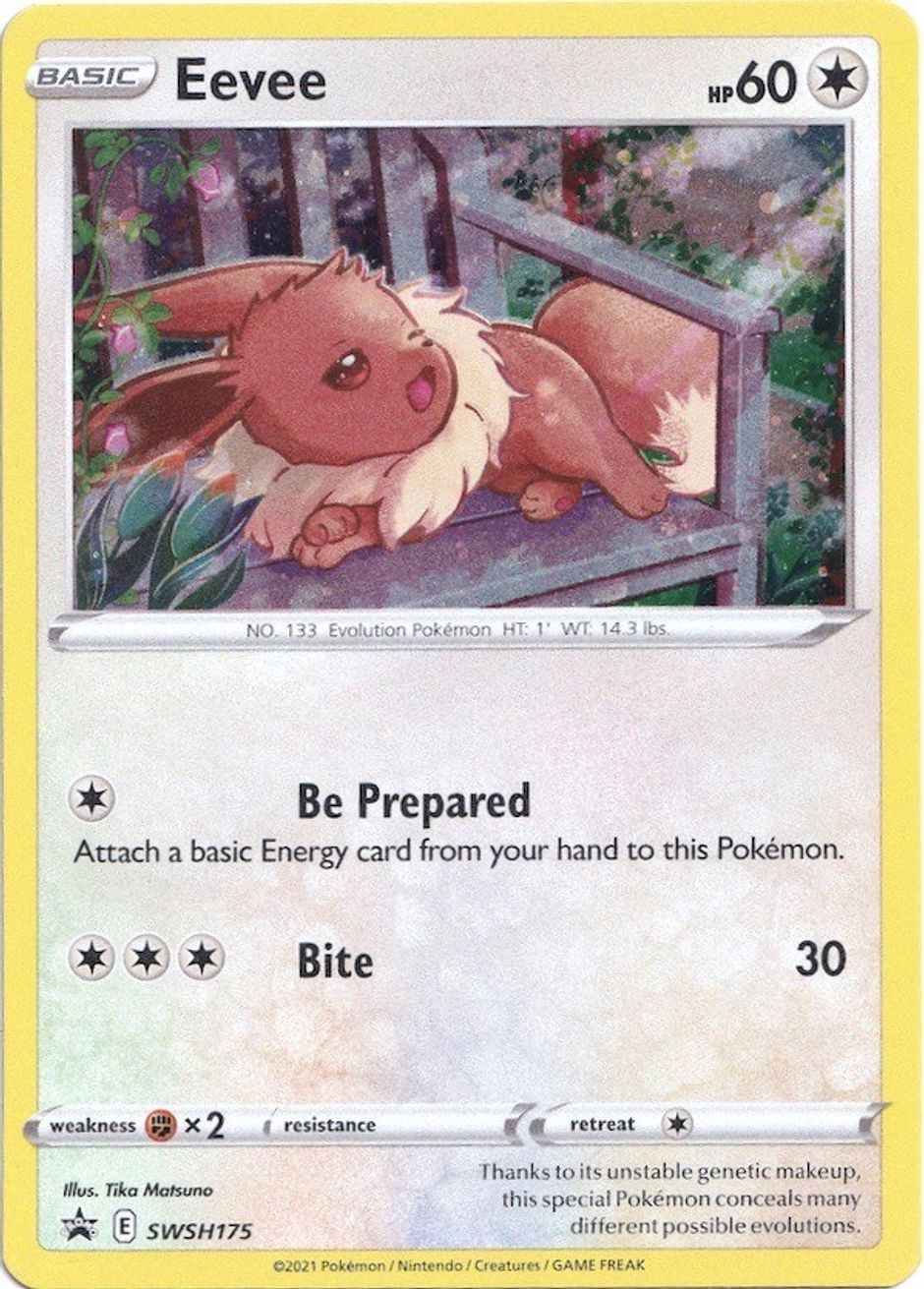 Eevee - SWSH175 - SWSH: Sword & Shield Promo Cards - Pokemon