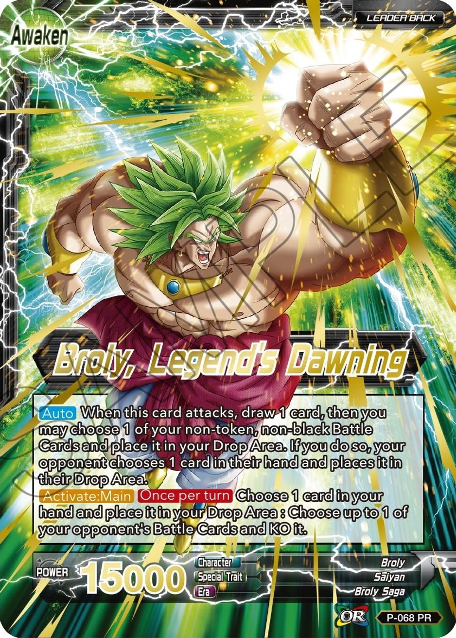 Broly // Broly, Legend's Dawning (Gold Stamped) - Mythic Booster ...