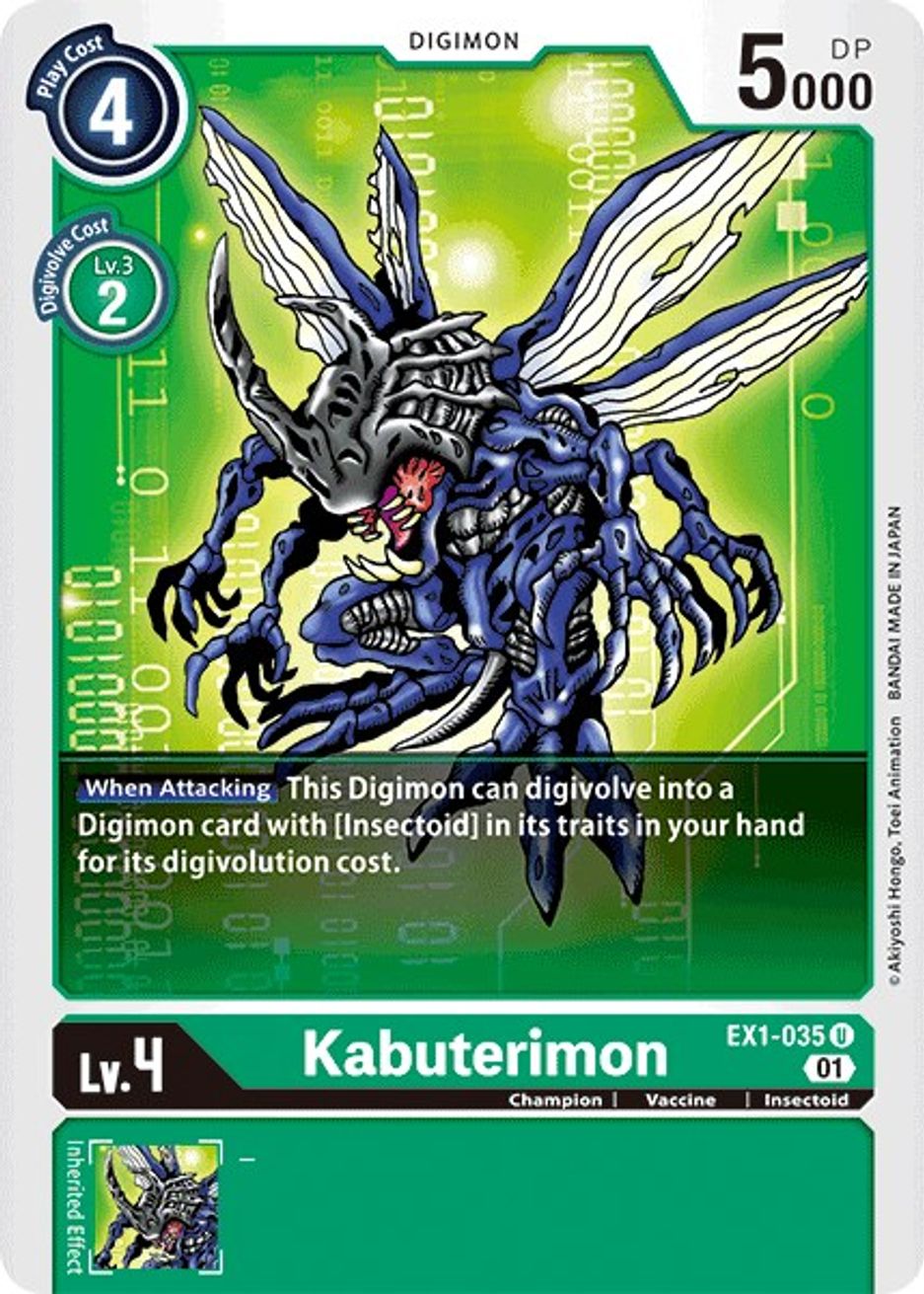Kabuterimon Classic Collection Digimon Card Game