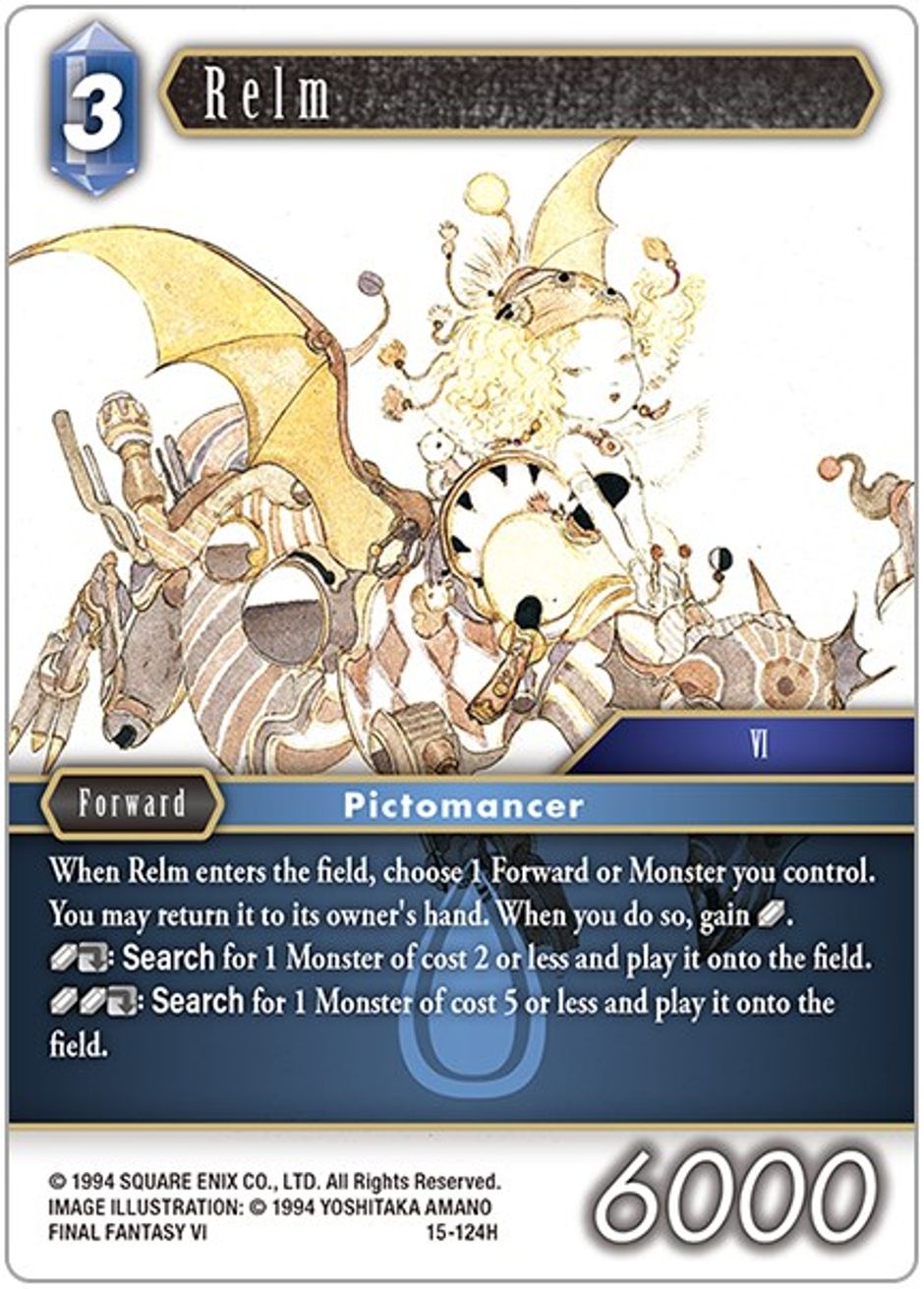 Relm Crystal Dominion Final Fantasy TCG
