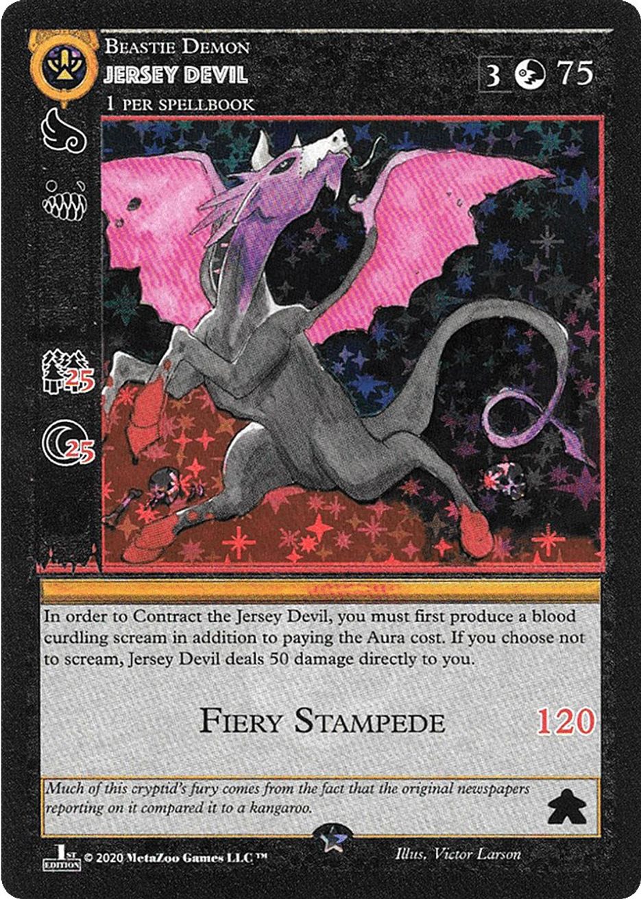 Jersey Devil Sample Cards MetaZoo