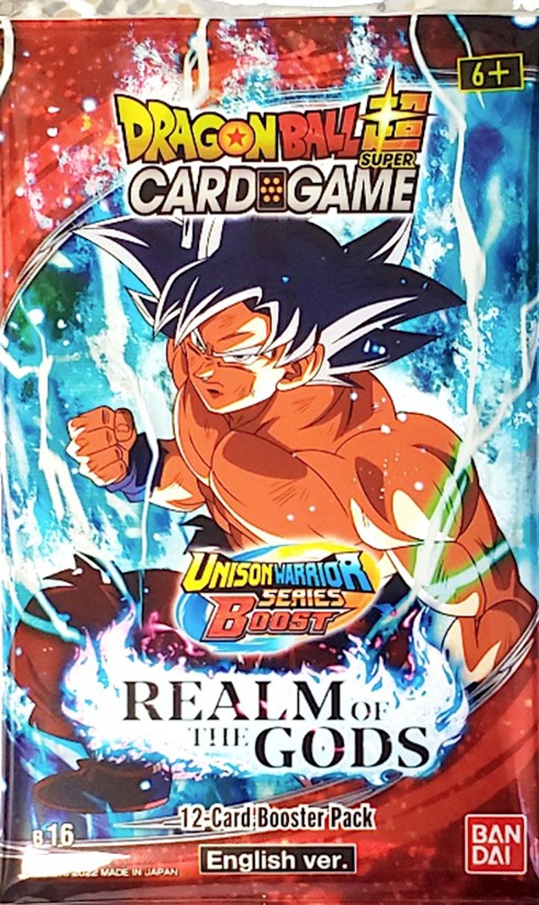 Realm of the Gods Booster Pack Realm of the Gods Dragon Ball Super CCG