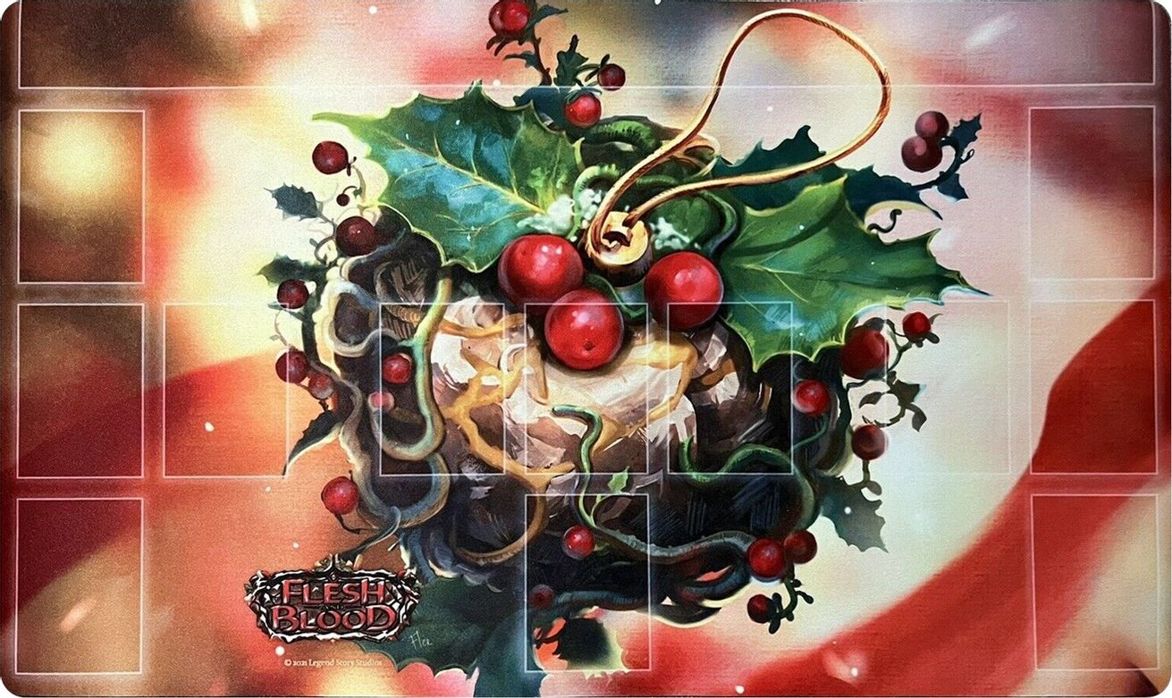 2021 Holiday Playmat Cracked Bauble Flesh and Blood Playmats Playmats