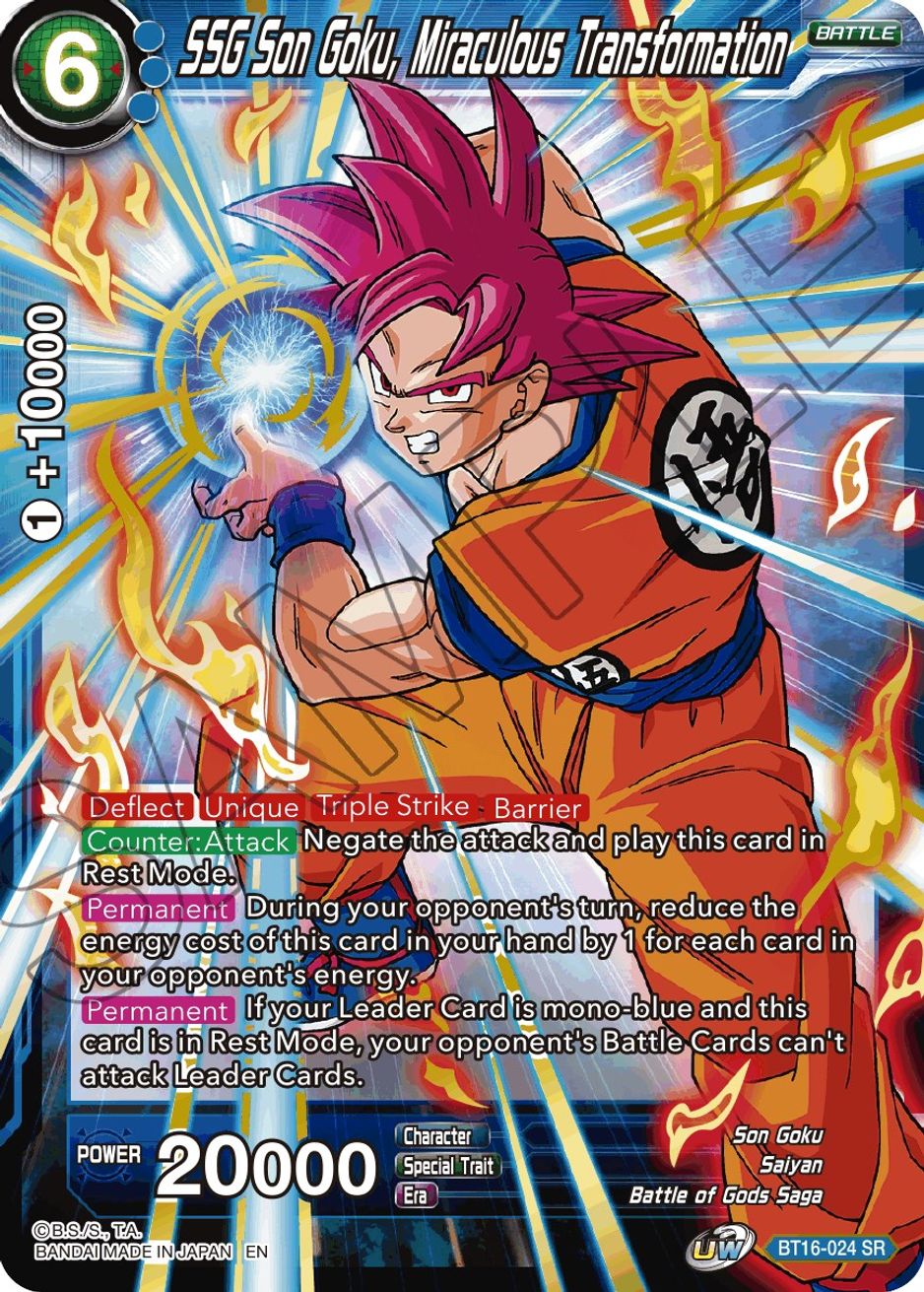 SSG Son Goku, Miraculous Transformation - Realm of the Gods - Dragon ...