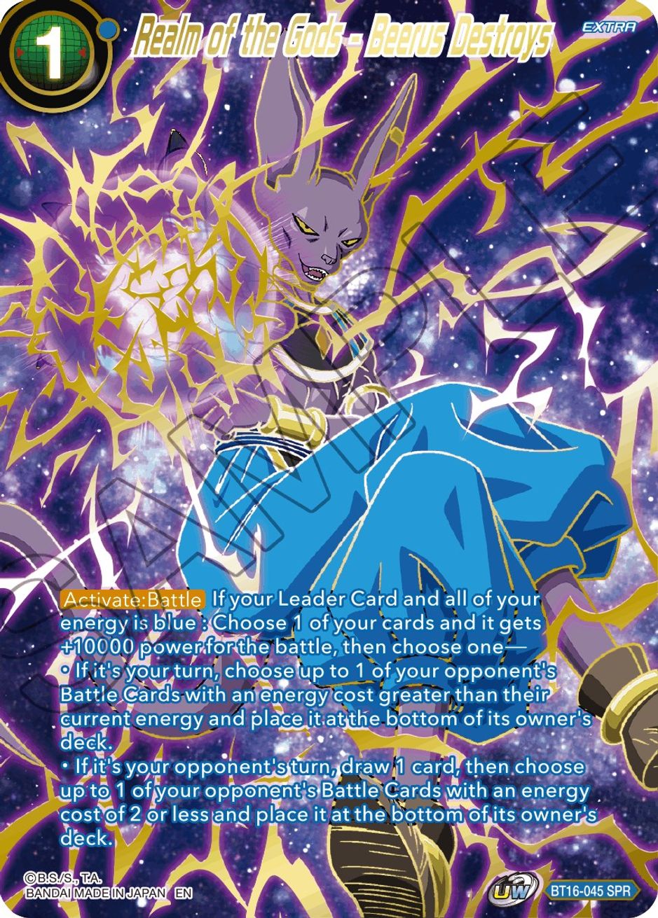 Realm of the Gods Beerus Destroys (SPR) Realm of the Gods Dragon