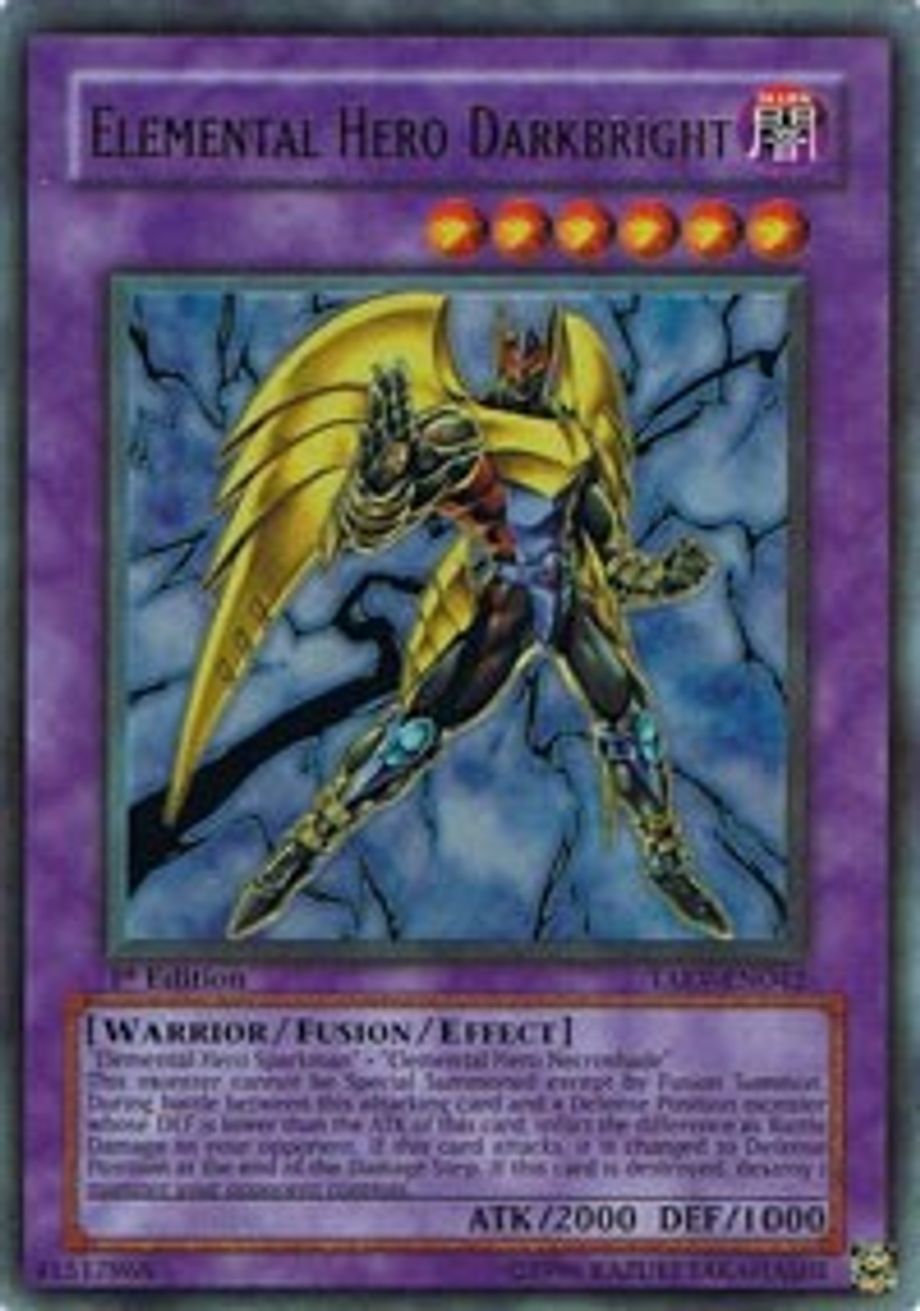 Elemental Hero Darkbright Tactical Evolution YuGiOh