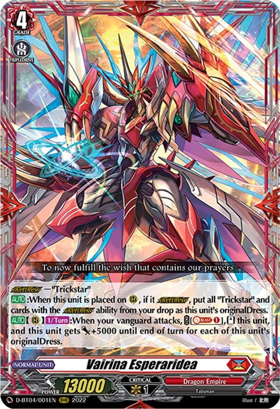 Vairina Esperaridea Awakening of Chakrabarthi Cardfight Vanguard