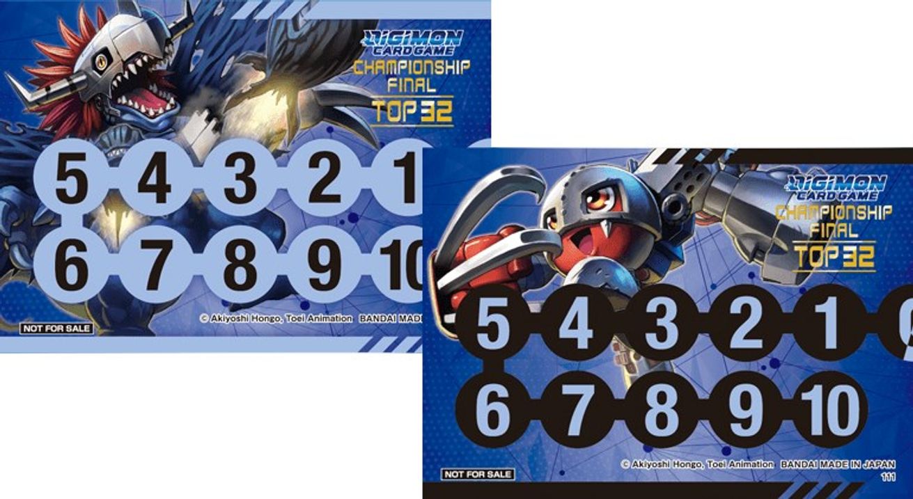 Digimon 2021 Final Championships Memory Gauge Top 32 Prize Digimon