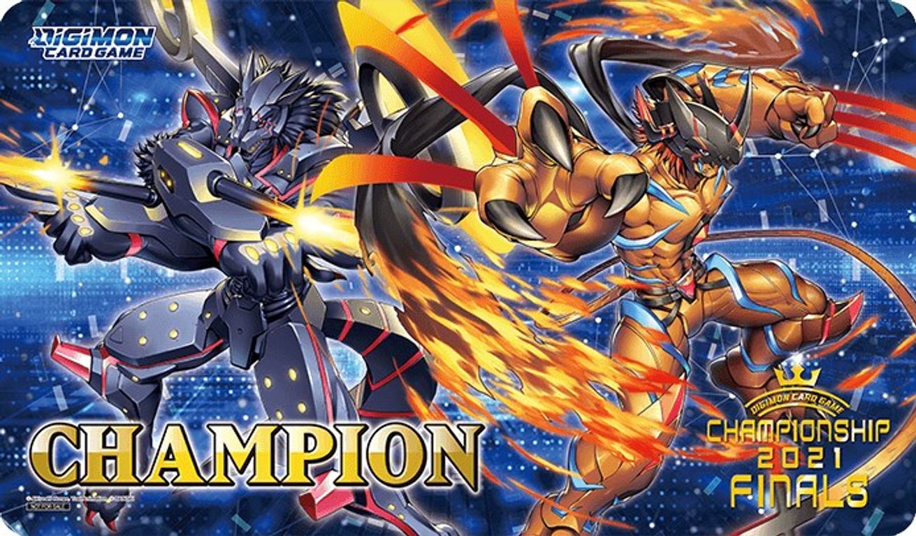 Digimon Card Game 2021 Final Championships Champion Playmat Bandai
