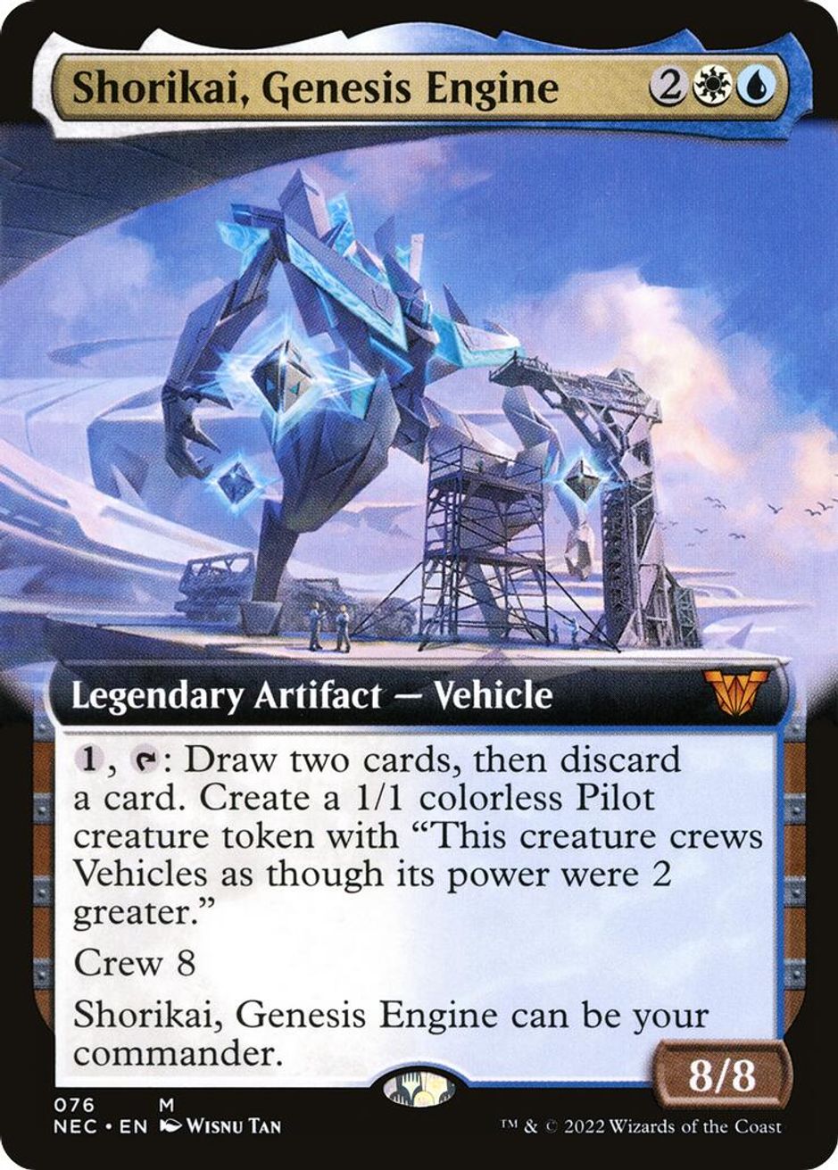 Shorikai, Genesis Engine (Extended Art) Commander Kamigawa Neon