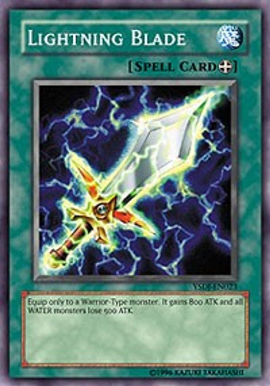 Lightning Blade Starter Deck Jaden Yuki YuGiOh
