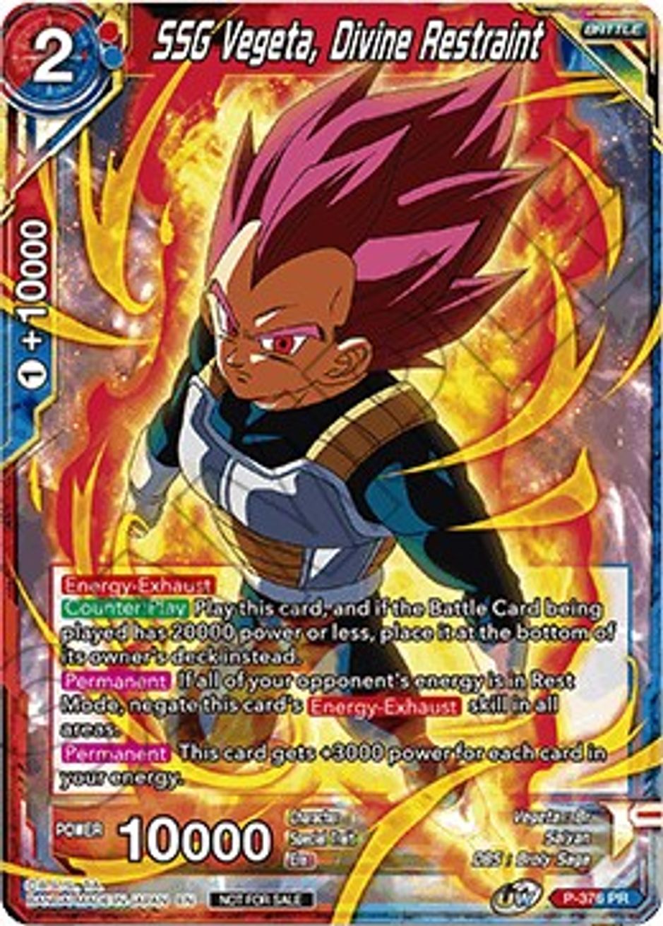 SSG Vegeta, Divine Restraint (Tournament Pack Vol. 7) - Tournament ...