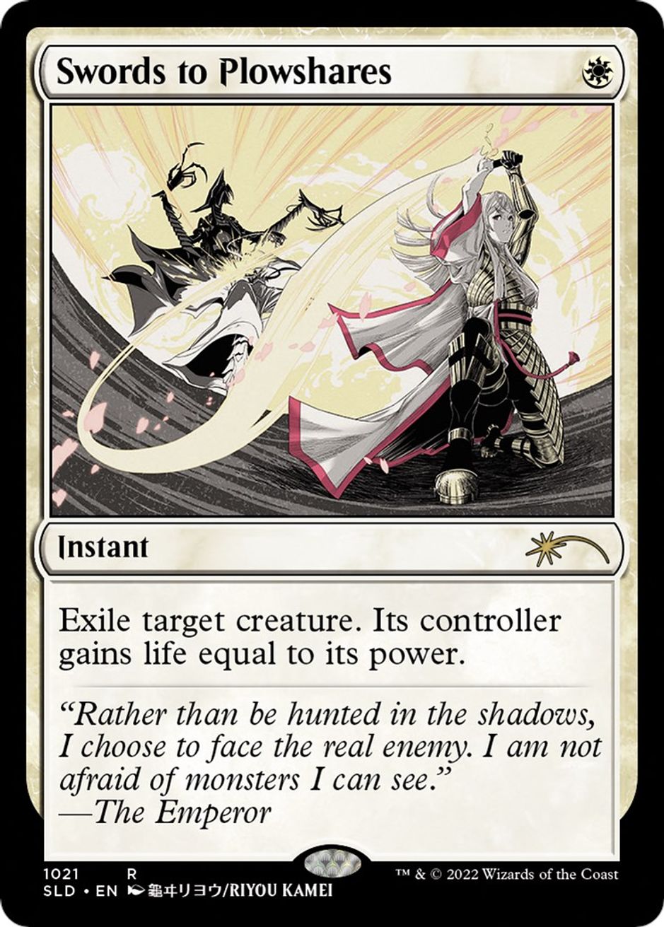 Swords to Plowshares (1021) Secret Lair Drop Series Magic The