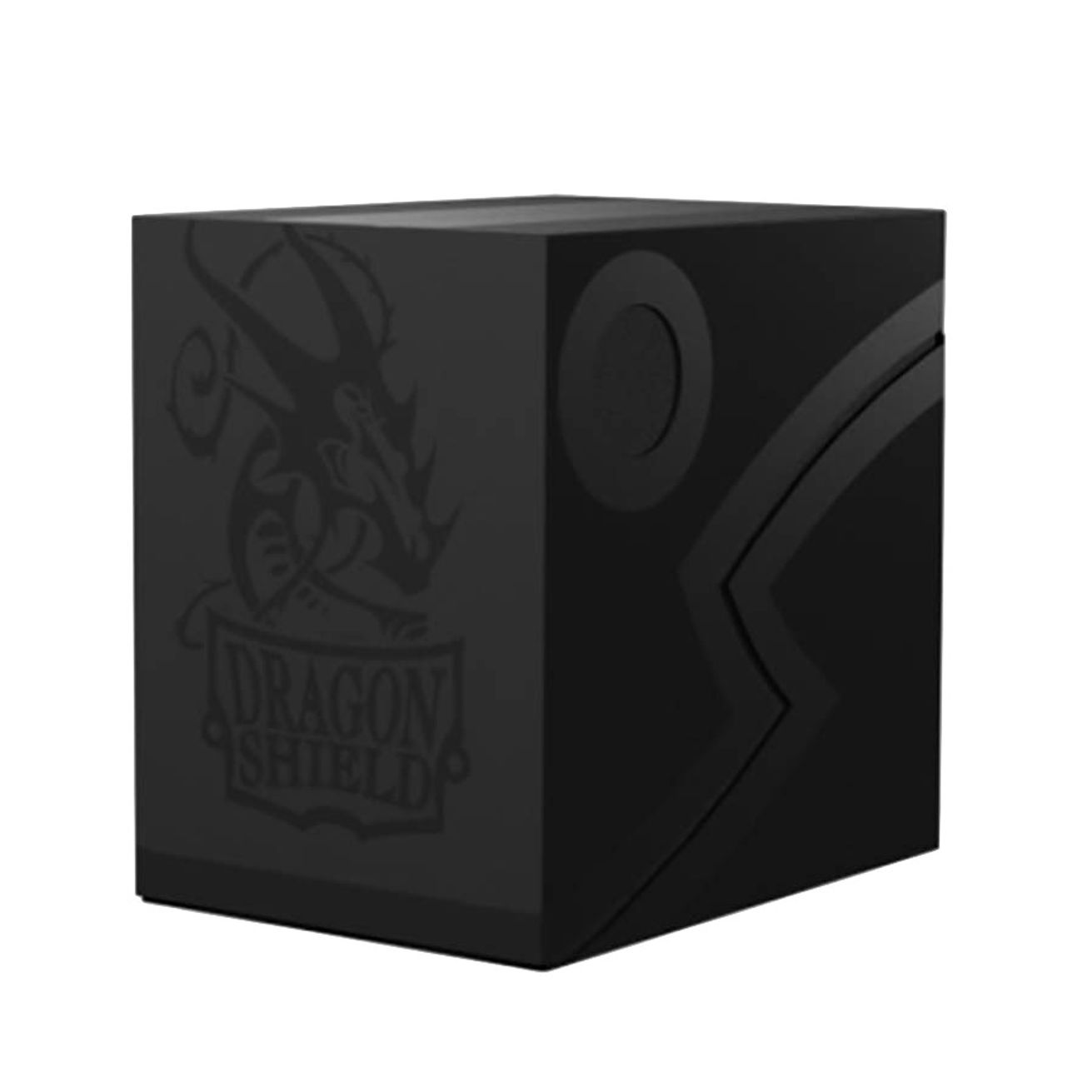 Dragon Shield Revised Double Shell Shadow Black (Holds 100+) Dragon