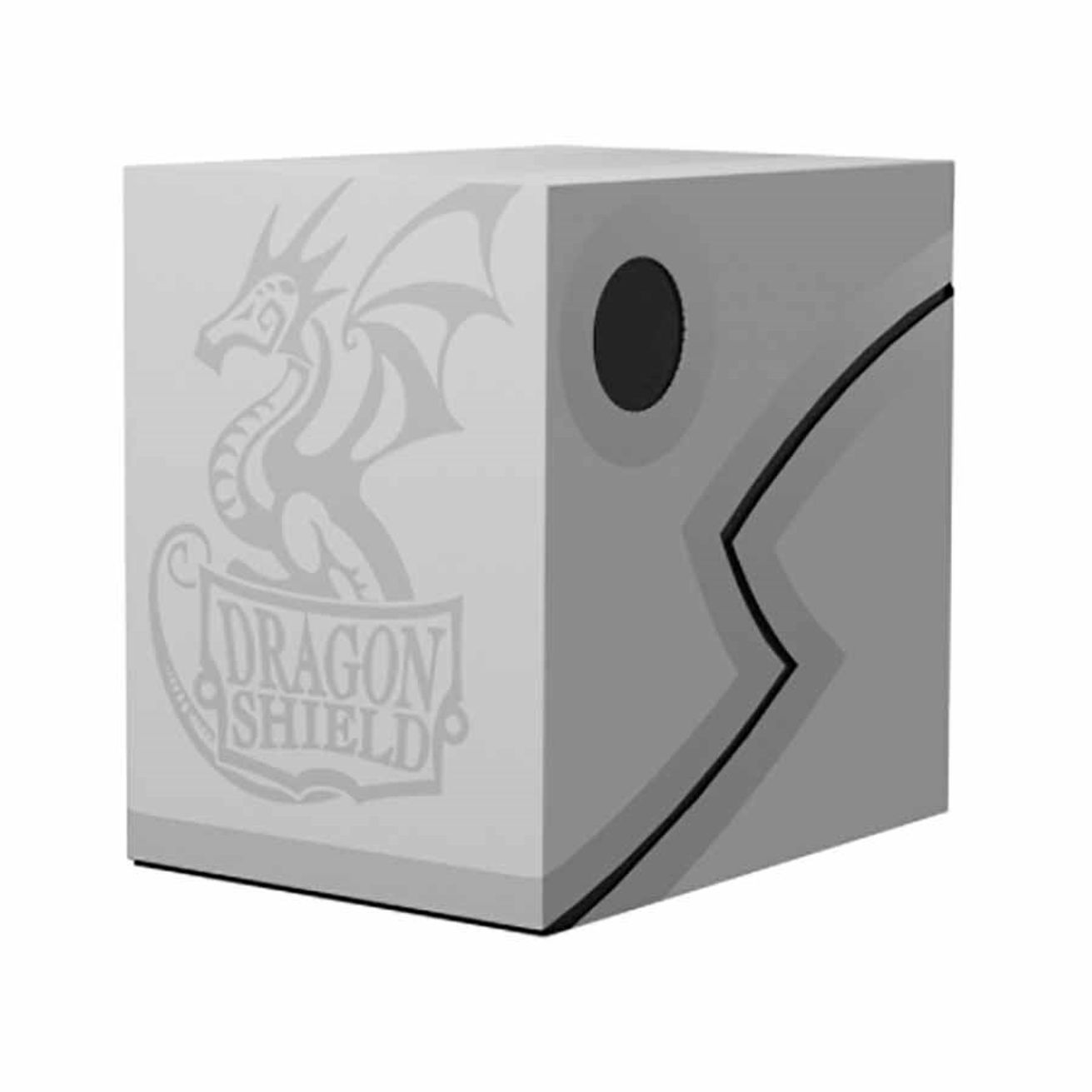 Dragon Shield Revised Double Shell Ashen White (Holds 100+) Dragon