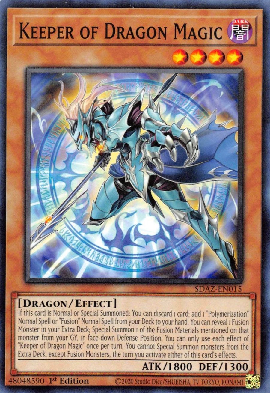 Keeper of Dragon Magic Structure Deck Albaz Strike YuGiOh