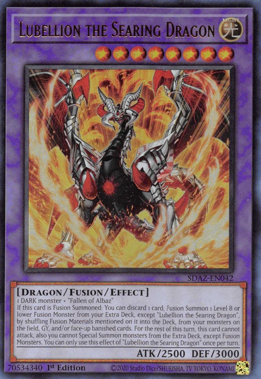 Lubellion the Searing Dragon Structure Deck Albaz Strike YuGiOh