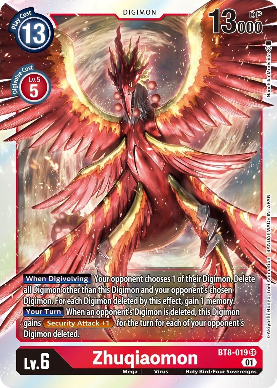 Zhuqiaomon New Awakening Digimon Card Game