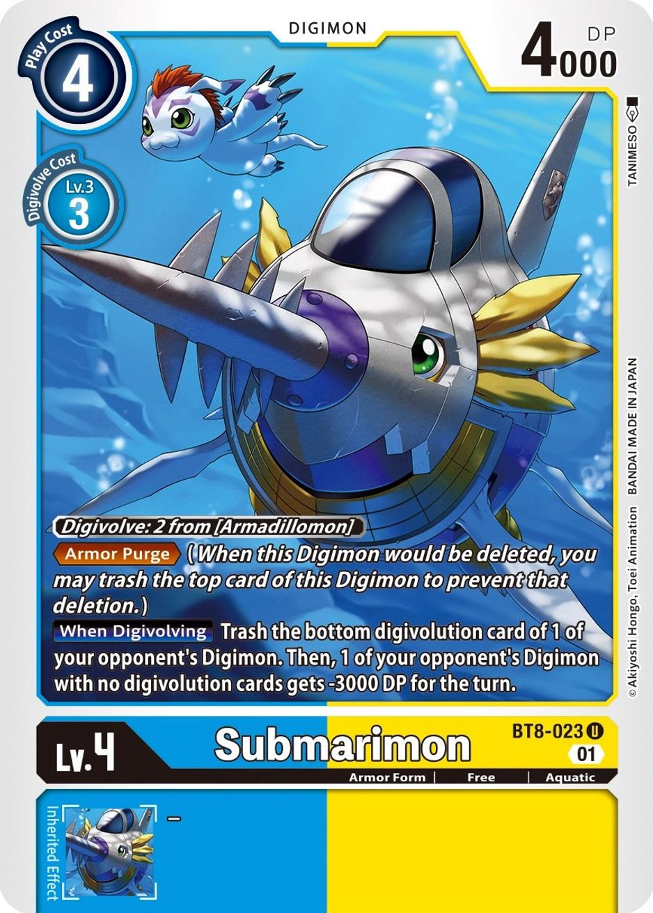 Submarimon New Awakening Digimon Card Game