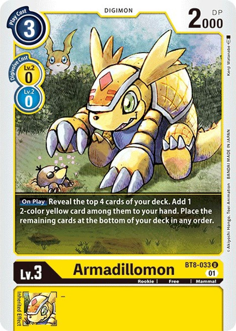 Armadillomon New Awakening Digimon Card Game