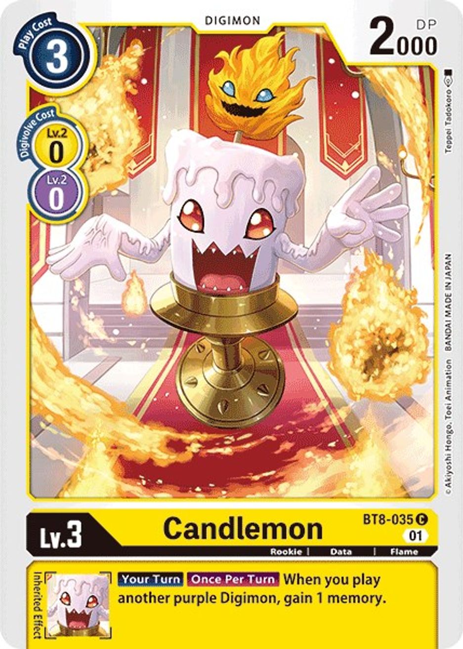 Candlemon New Awakening Digimon Card Game
