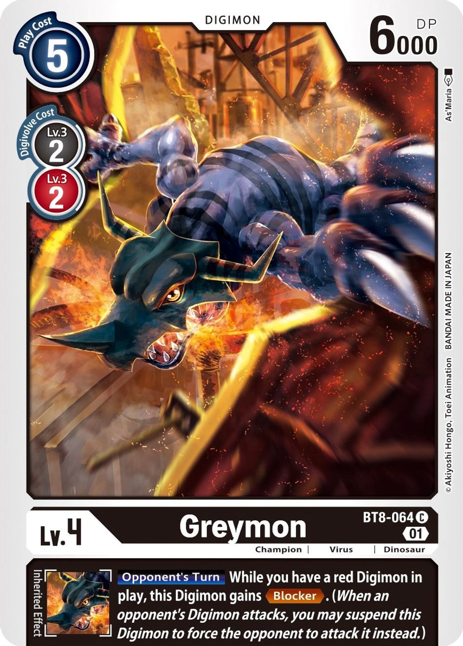 Greymon New Awakening Digimon Card Game