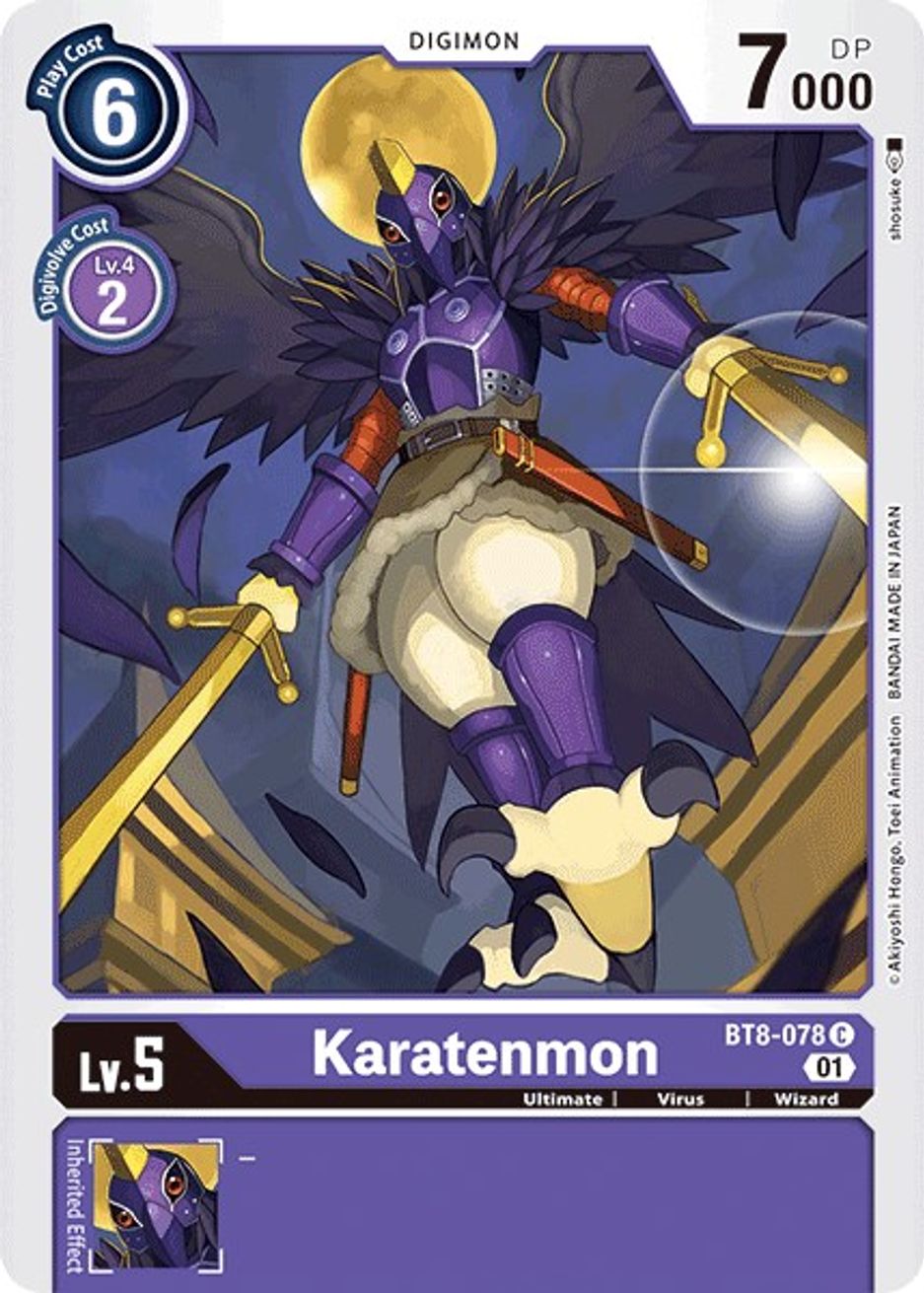 Karatenmon New Awakening Digimon Card Game