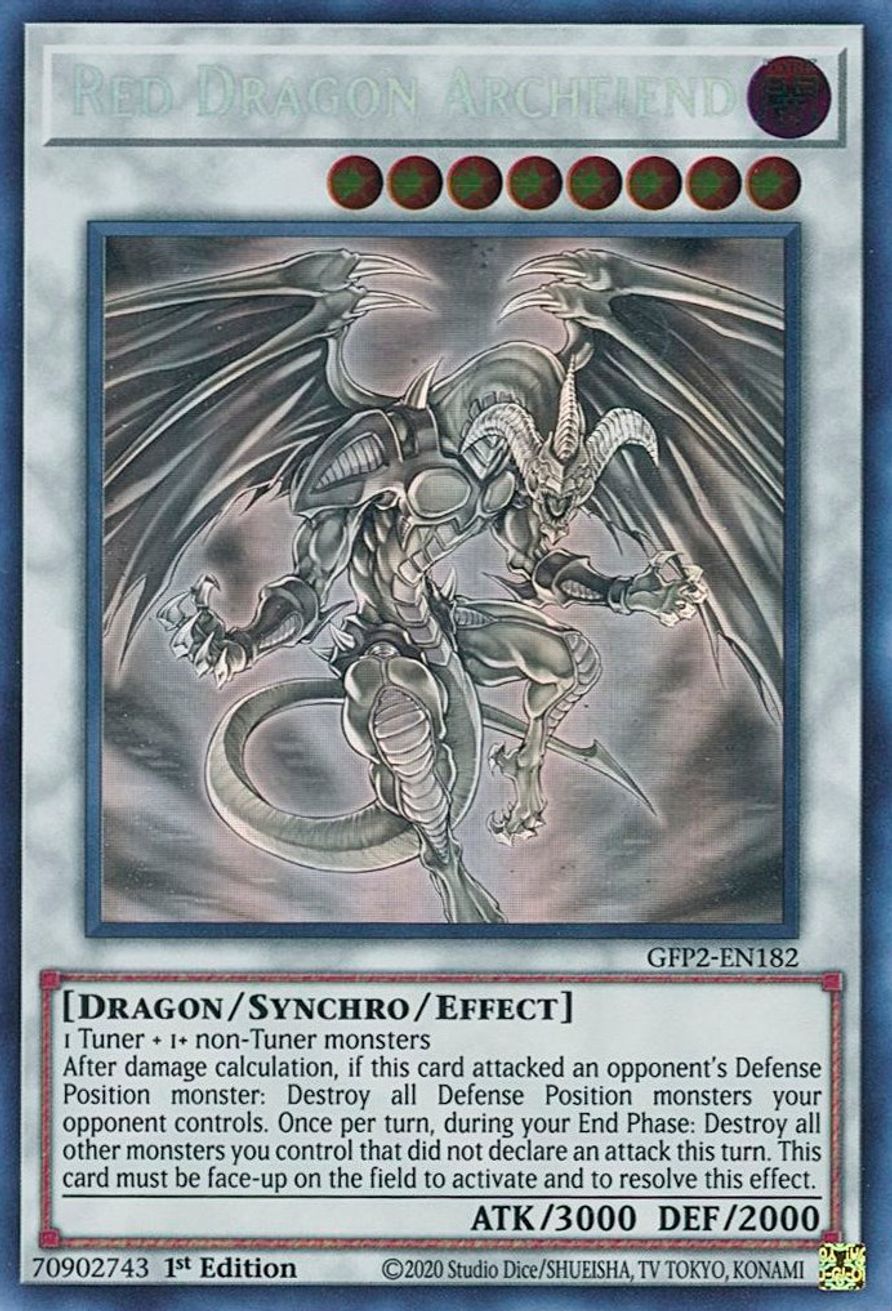 Red Dragon Archfiend (Ghost Rare) Ghosts From the Past The 2nd Haunting YuGiOh