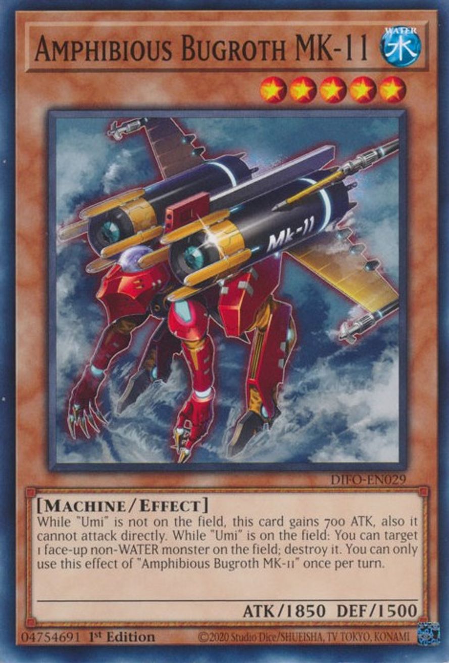 Amphibious Bugroth MK11 Dimension Force YuGiOh