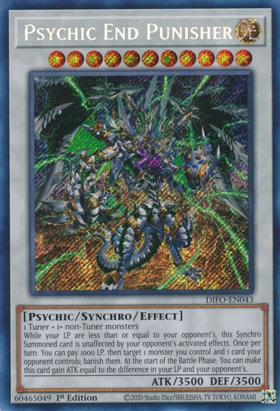 Psychic End Punisher Dimension Force YuGiOh