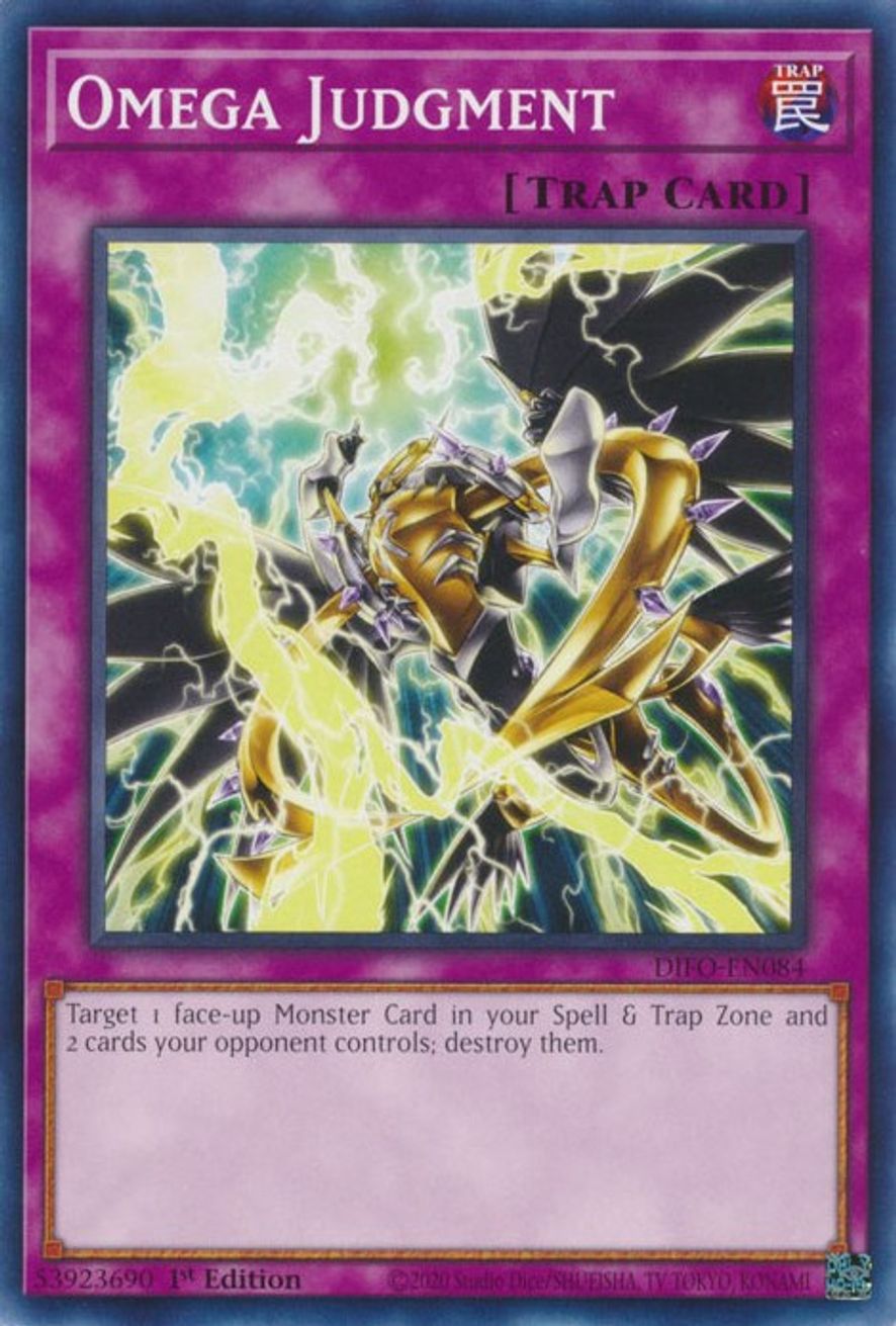 Omega Judgment Dimension Force YuGiOh