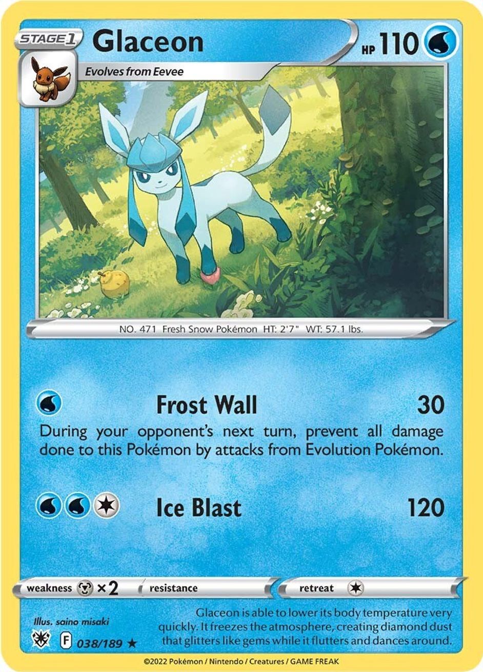 Glaceon Swsh Astral Radiance Pokemon