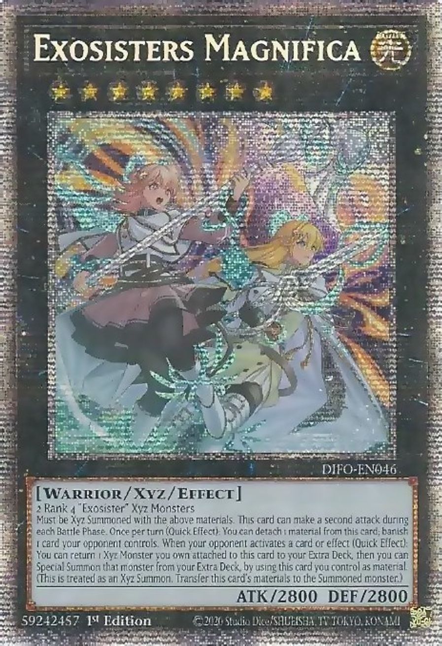Exosisters Magnifica (Starlight Rare) Dimension Force YuGiOh