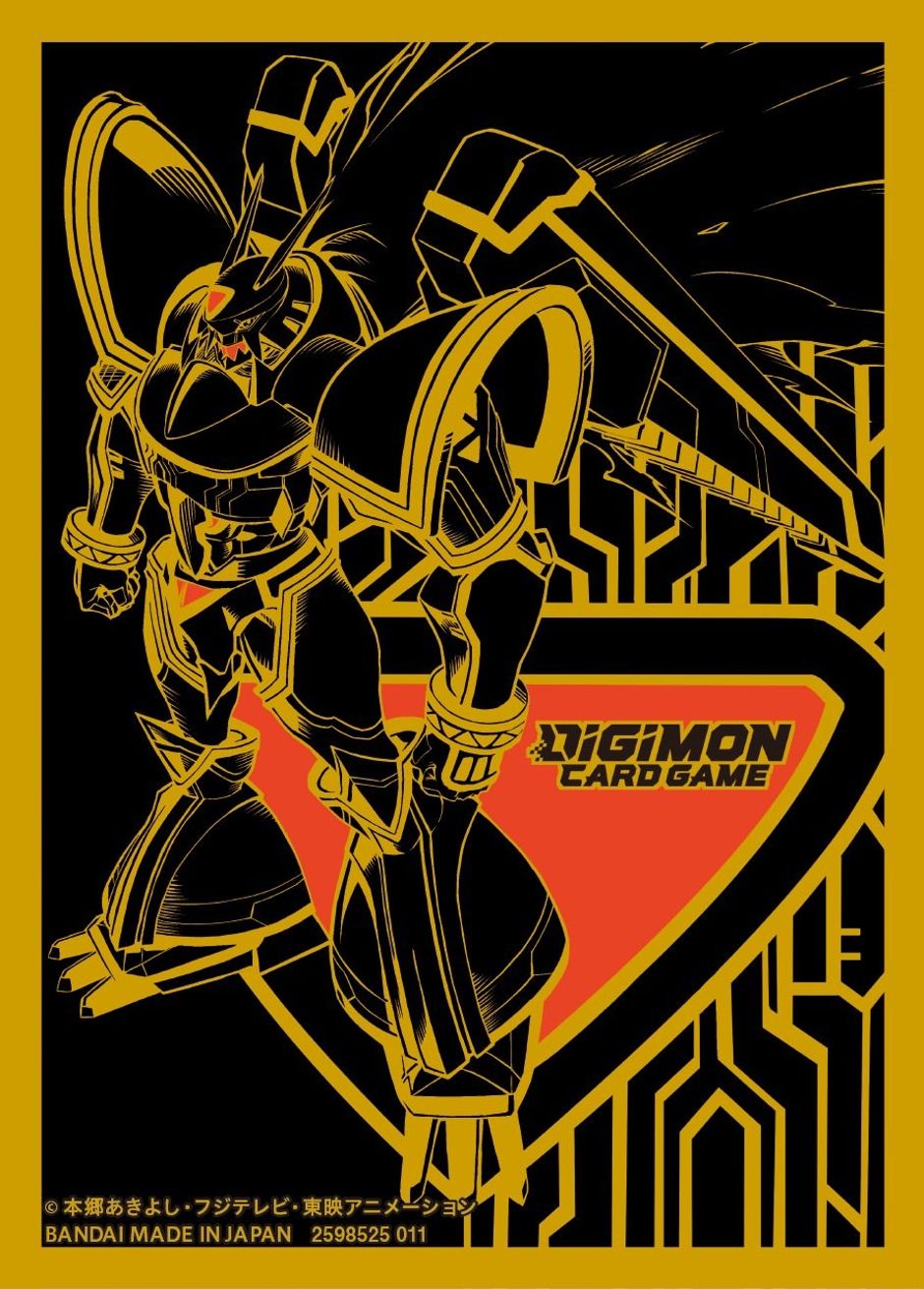 Digimon Card Game Official Sleeves Digimon Alphamon Card Sleeves 2021