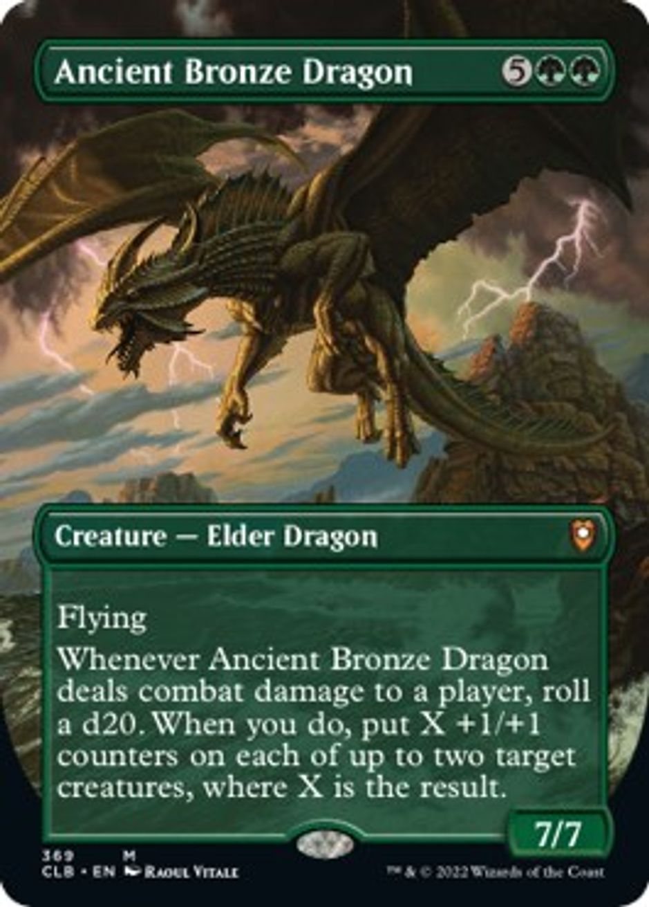 Ancient Bronze Dragon (Borderless) Commander Legends Battle for