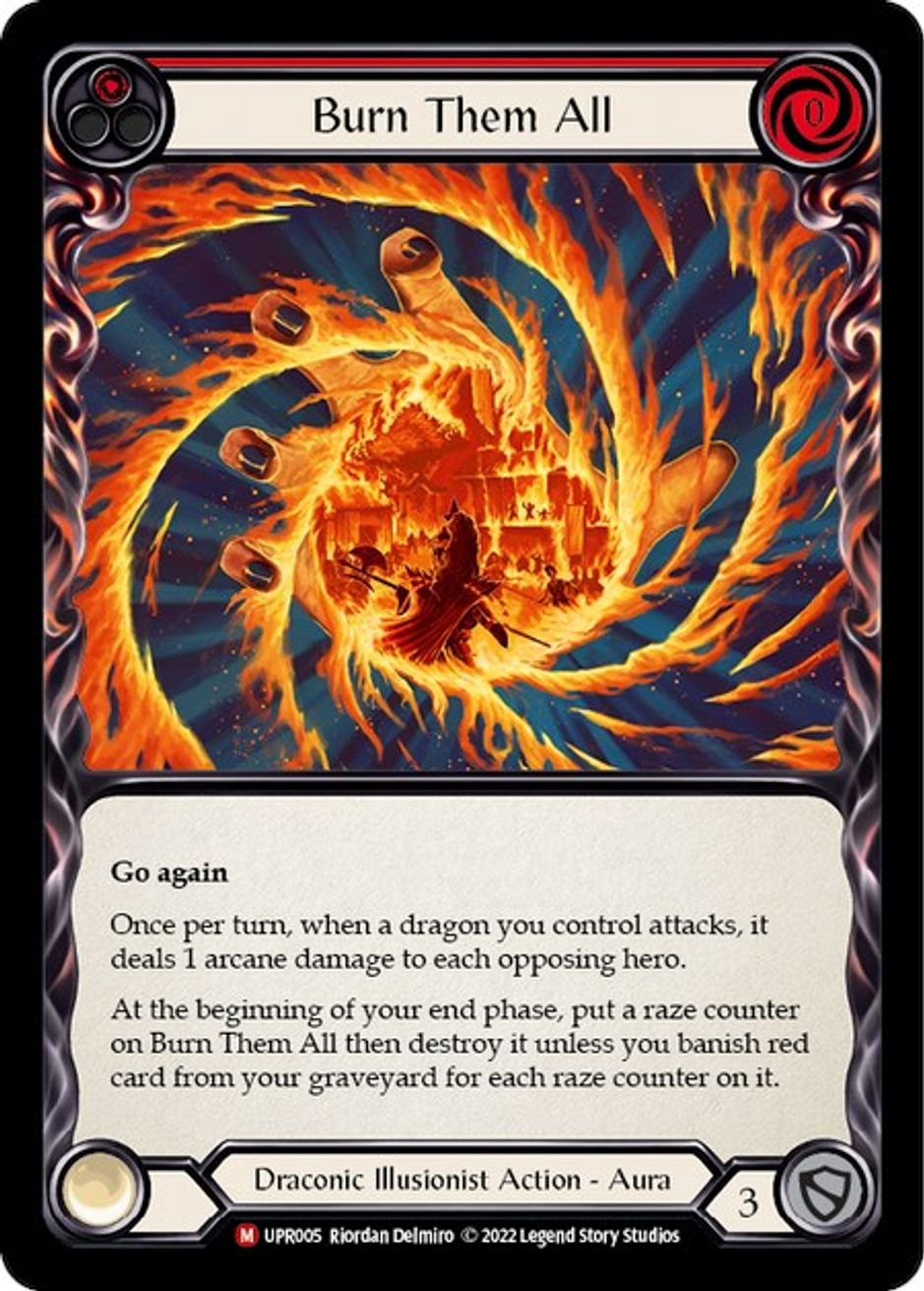 Burn Them All Uprising Flesh and Blood TCG