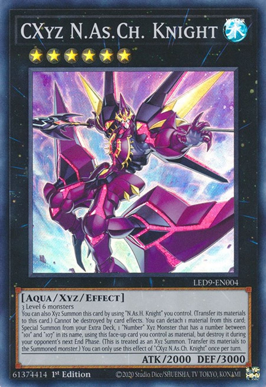 CXyz N.As.Ch. Knight Legendary Duelists Duels From the Deep YuGiOh