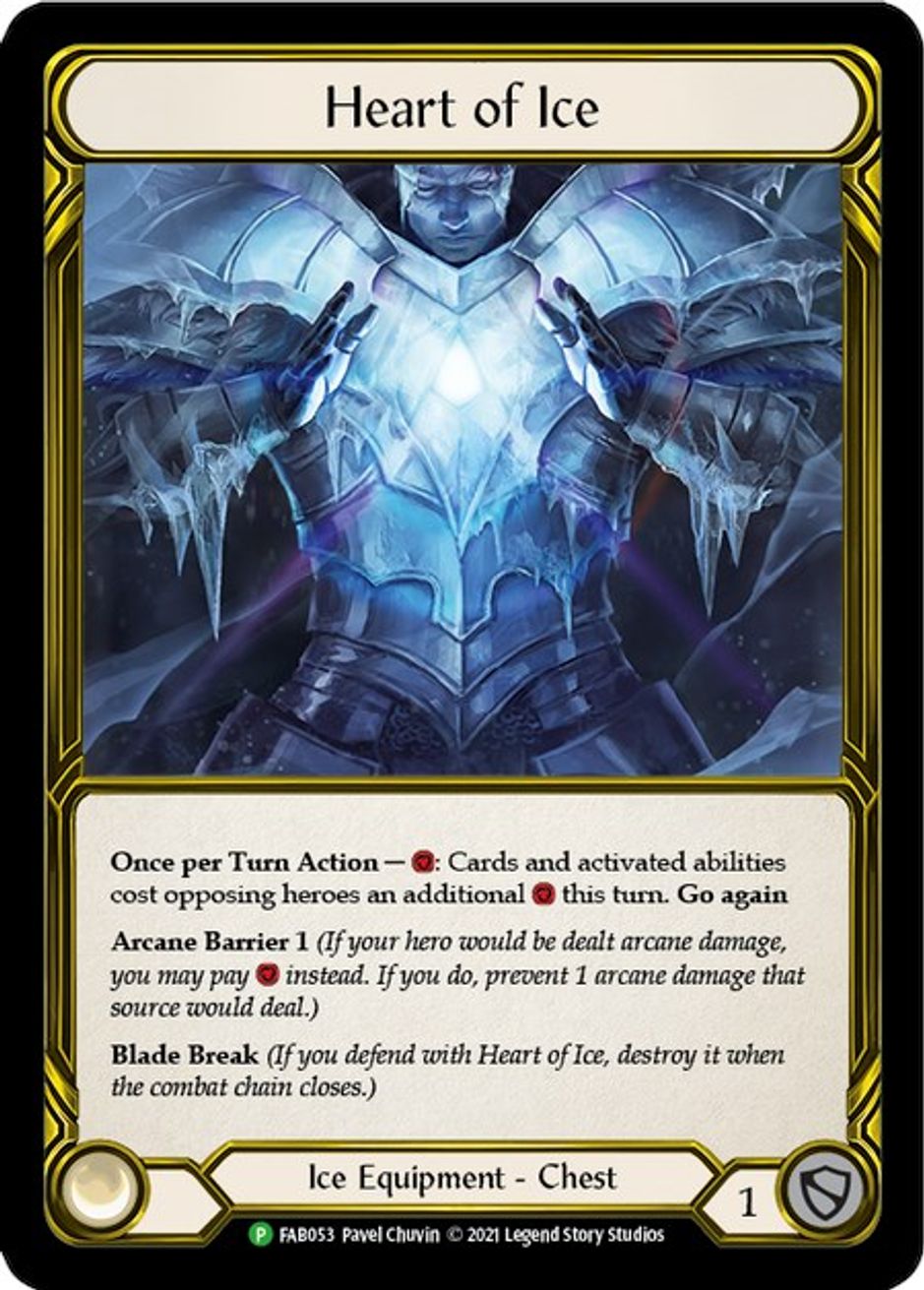 Heart of Ice (Golden) Flesh and Blood Promo Cards Flesh and Blood TCG