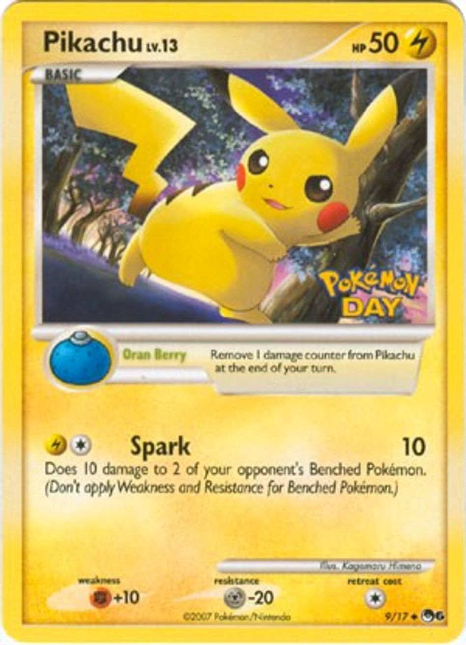 Pikachu (pokemon Day Stamped) - Pop Series 6 - Pokemon