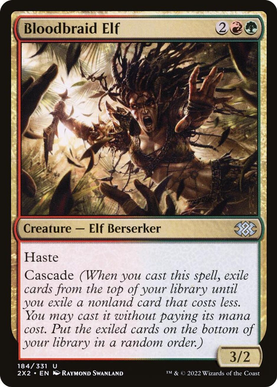 Bloodbraid Elf - Double Masters 2022 - Magic: The Gathering