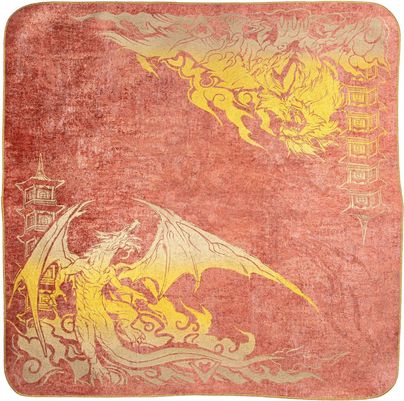 Foxfell x Blitzflare *Ephemeral Flame UV* The Burning Legends Playmat