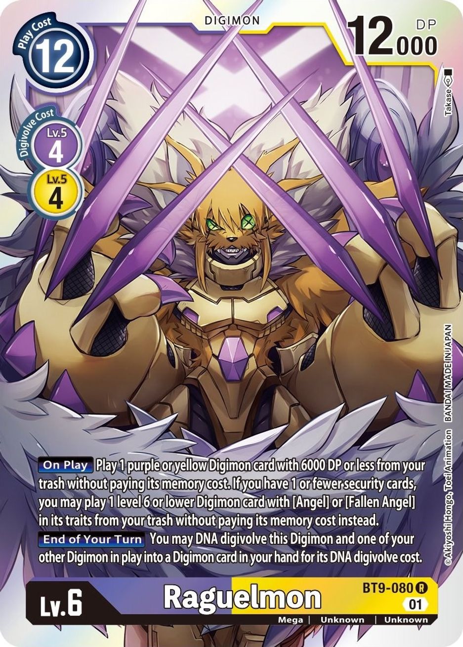 Raguelmon X Record Digimon Card Game