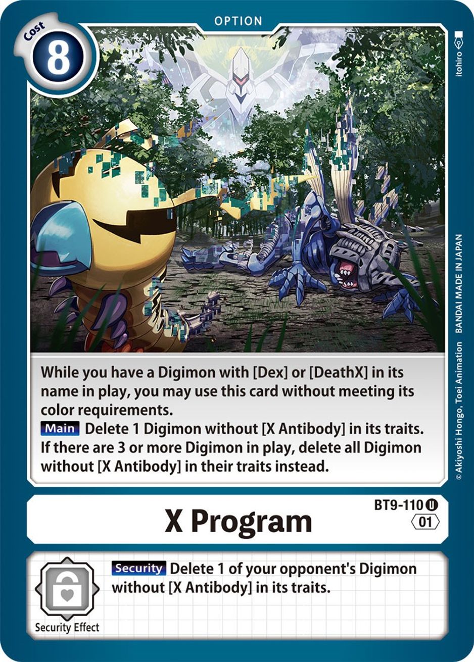 X Program X Record Digimon Card Game