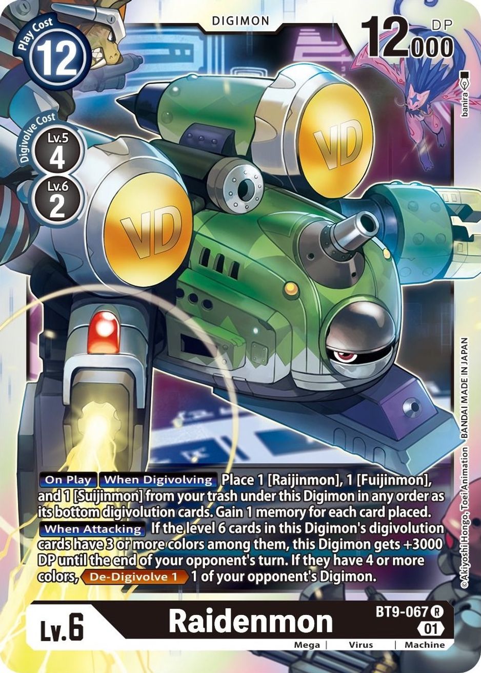 Raidenmon X Record Digimon Card Game
