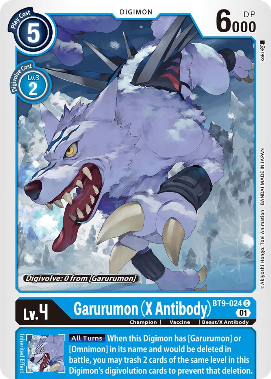 Garurumon (X Antibody) X Record Digimon Card Game